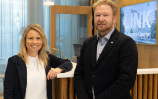 Maria Björk Hummelgren och Simon Helmér Östsvenska Handelskammaren