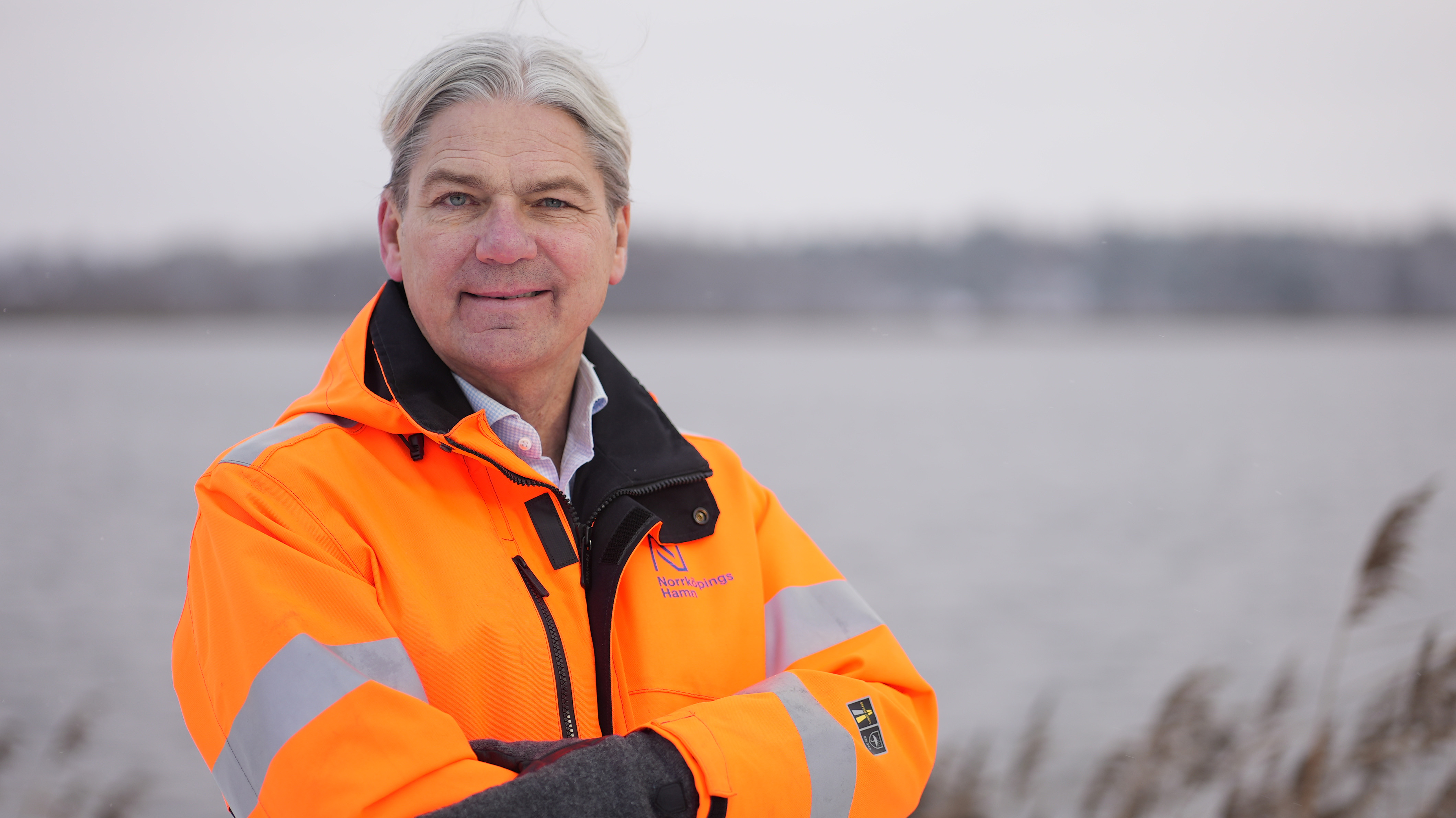 Portätt på Henrik Åkerstrom, VD Norrköpings Hamn