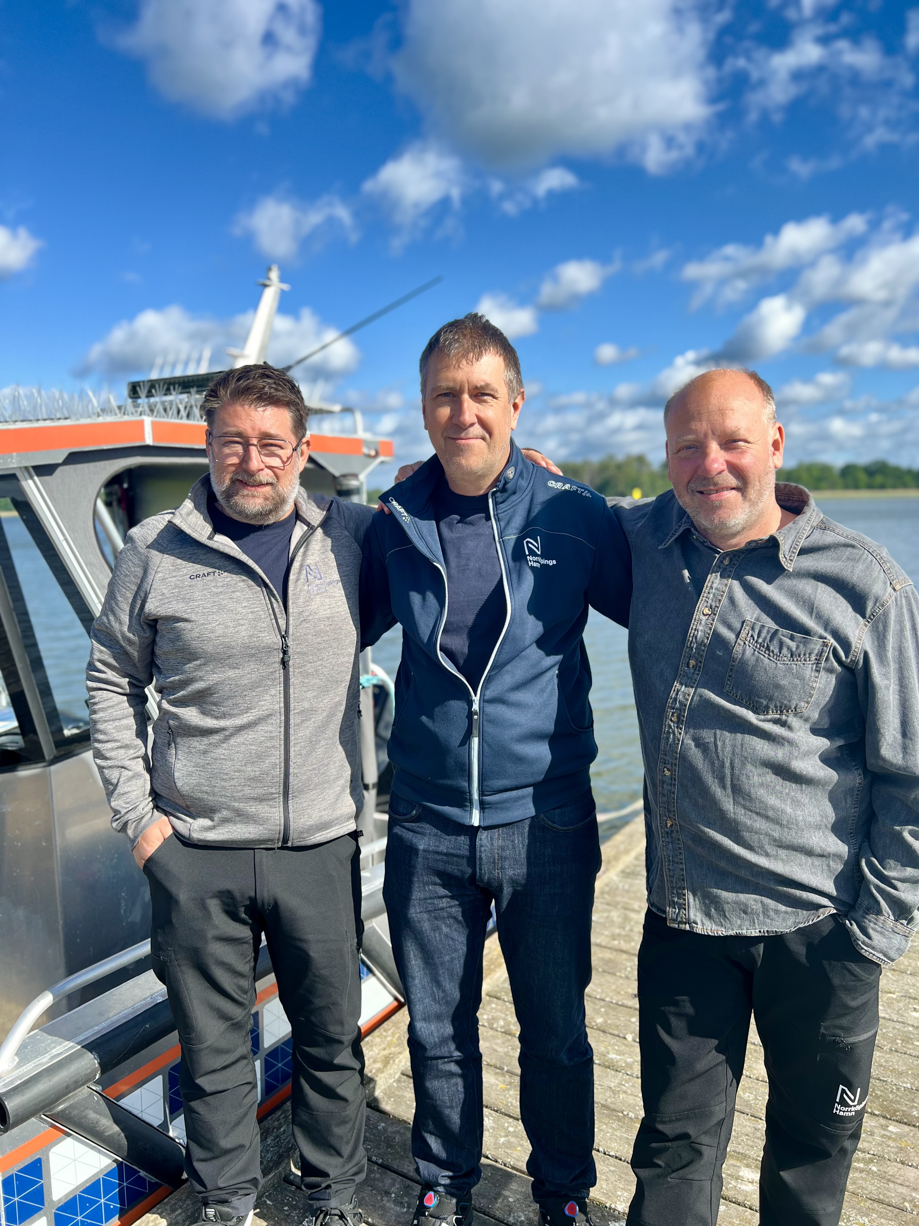 Produktionspaneringen Bild på Joakim Areaus, Tommy Andersson och Joakim Pettersson